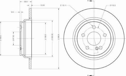 Remy RAD2321C - Тормозной диск autospares.lv