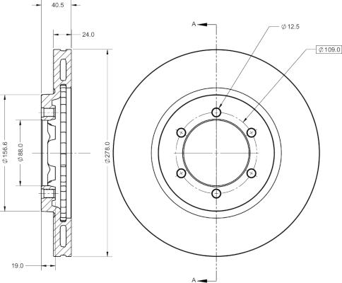 Remy RAD2323C - Тормозной диск autospares.lv