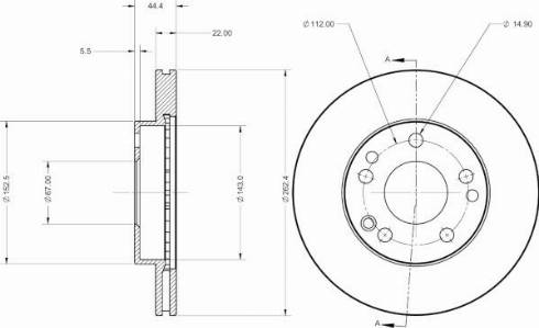 Remy RAD2371C - Тормозной диск autospares.lv