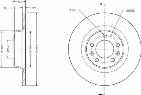 Remy RAD2248C - Тормозной диск autospares.lv