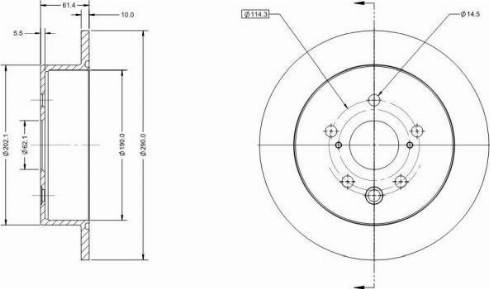 Remy RAD2213C - Тормозной диск autospares.lv