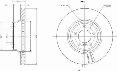 Remy RAD2230C - Тормозной диск autospares.lv