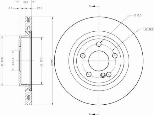 Remy RAD2220C - Тормозной диск autospares.lv