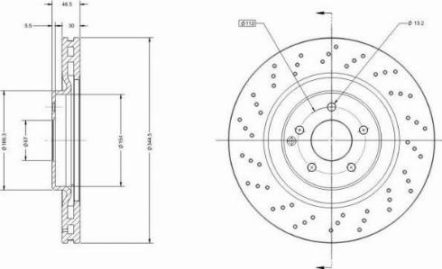 Remy RAD2221C - Тормозной диск autospares.lv