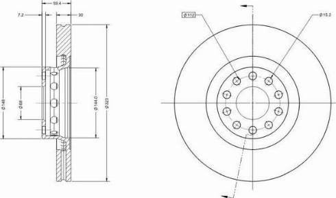 Remy RAD2228C - Тормозной диск autospares.lv