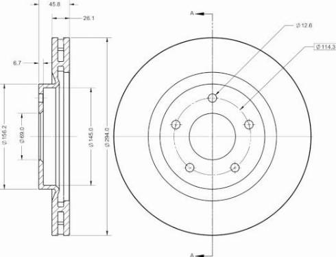 Remy RAD2223C - Тормозной диск autospares.lv