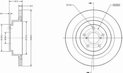 Remy RAD2271C - Тормозной диск autospares.lv