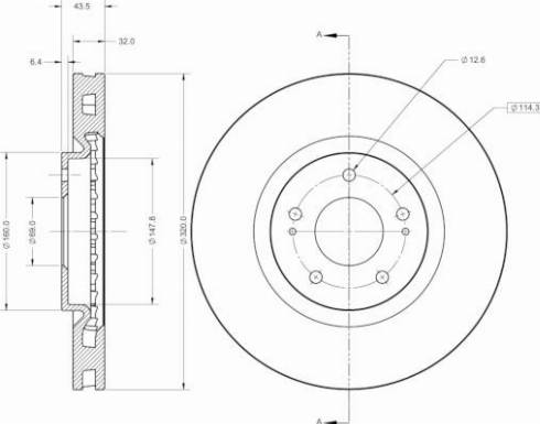 Remy RAD2746C - Тормозной диск autospares.lv