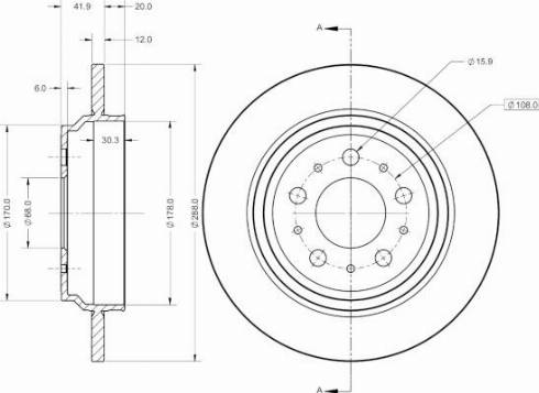 Remy RAD2751C - Тормозной диск autospares.lv