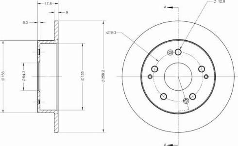 Remy RAD2700C - Тормозной диск autospares.lv