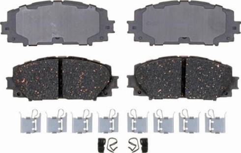 Remy RAP1687 - Тормозные колодки, дисковые, комплект autospares.lv