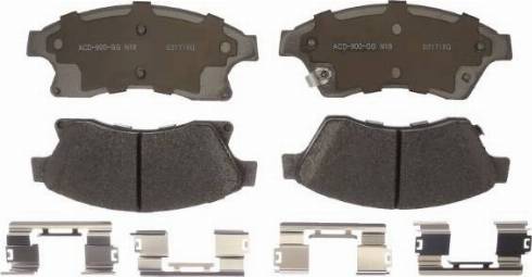 Remy RAP1101 - Тормозные колодки, дисковые, комплект autospares.lv