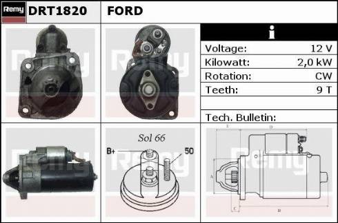 Remy RAS42931 - Стартер autospares.lv