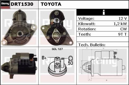 Remy RAS42641 - Стартер autospares.lv