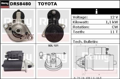 Remy RAS39591 - Стартер autospares.lv