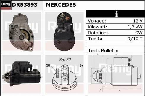 Remy RAS34904 - Стартер autospares.lv