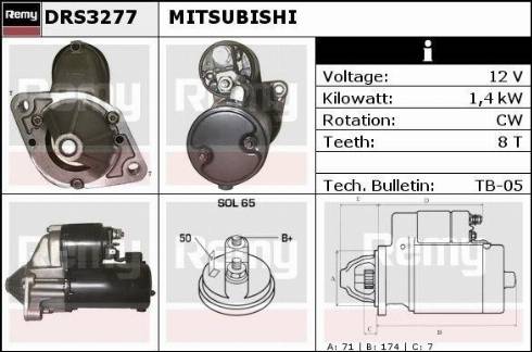 Remy RAS34388 - Стартер autospares.lv