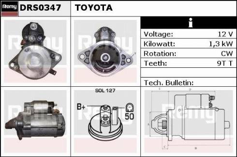 Remy RAS31458 - Стартер autospares.lv