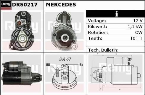 Remy RAS31328 - Стартер autospares.lv