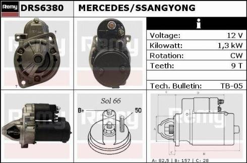 Remy RAS37491 - Стартер autospares.lv