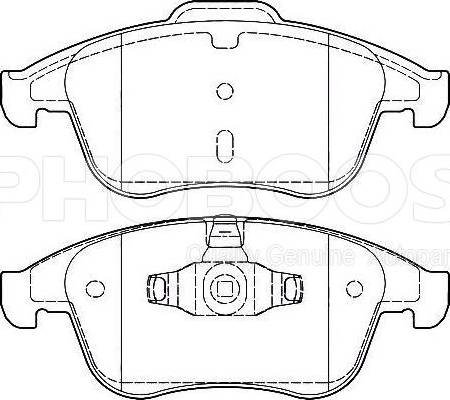 RENAULT 440608746R - Тормозные колодки, дисковые, комплект autospares.lv