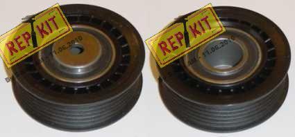 REPKIT RKT1578 - Ролик, поликлиновый ремень autospares.lv