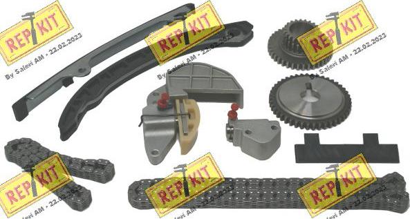 REPKIT RKT89156K - Комплект цепи привода распредвала autospares.lv