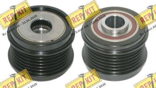 REPKIT RKT3822 - Шкив генератора, муфта autospares.lv