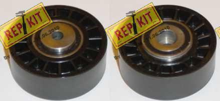 REPKIT RKT2299 - Ролик, поликлиновый ремень autospares.lv