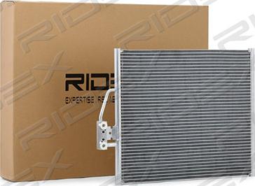 RIDEX 448C0101 - Конденсатор кондиционера autospares.lv