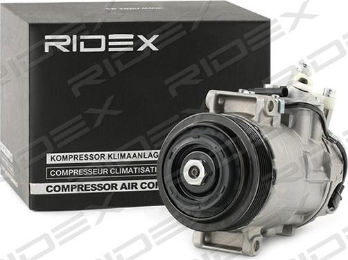 RIDEX 447K0409 - Компрессор кондиционера autospares.lv