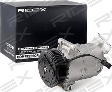 RIDEX 447K0056 - Компрессор кондиционера autospares.lv