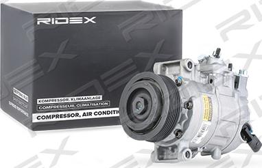 RIDEX 447K0068 - Компрессор кондиционера autospares.lv
