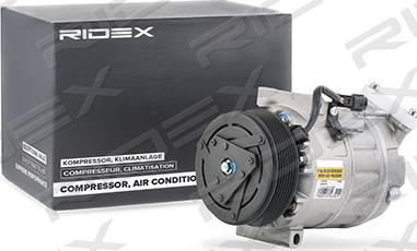 RIDEX 447K0067 - Компрессор кондиционера autospares.lv