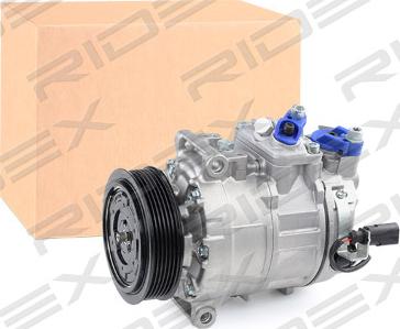 RIDEX 447K0004 - Компрессор кондиционера autospares.lv