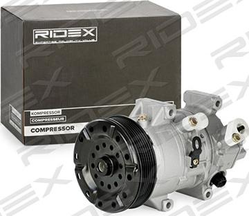 RIDEX 447K0019 - Компрессор кондиционера autospares.lv