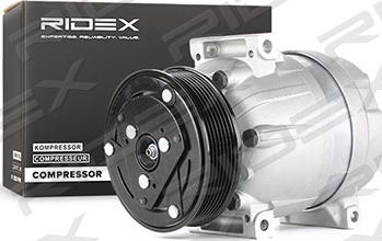 RIDEX 447K0086 - Компрессор кондиционера autospares.lv