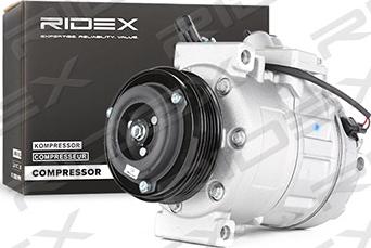 RIDEX 447K0083 - Компрессор кондиционера autospares.lv