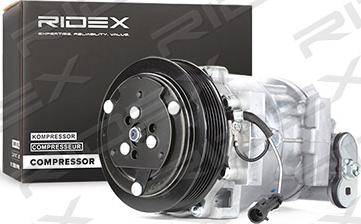 RIDEX 447K0034 - Компрессор кондиционера autospares.lv