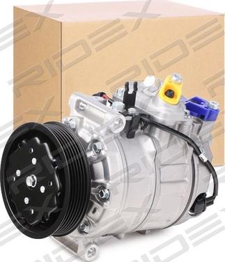 RIDEX 447K0038 - Компрессор кондиционера autospares.lv