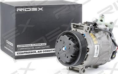 RIDEX 447K0032 - Компрессор кондиционера autospares.lv