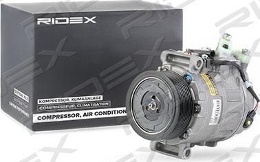 RIDEX 447K0029 - Компрессор кондиционера autospares.lv