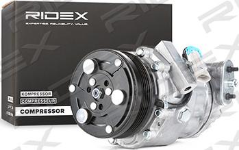 RIDEX 447K0026 - Компрессор кондиционера autospares.lv