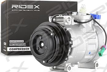 RIDEX 447K0149 - Компрессор кондиционера autospares.lv