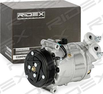 RIDEX 447K0147 - Компрессор кондиционера autospares.lv