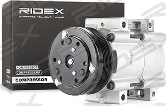 RIDEX 447K0154 - Компрессор кондиционера autospares.lv