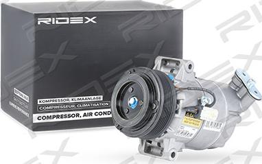 RIDEX 447K0103 - Компрессор кондиционера autospares.lv