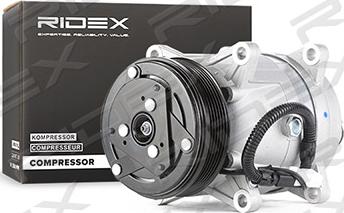 RIDEX 447K0110 - Компрессор кондиционера autospares.lv