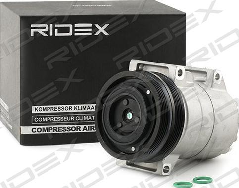 RIDEX 447K0121 - Компрессор кондиционера autospares.lv