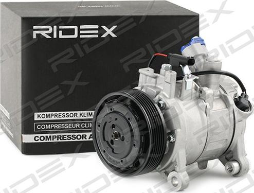 RIDEX 447K0347 - Компрессор кондиционера autospares.lv